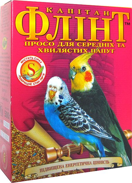 Корм для волнистых попугаев «Капитан Флинт»