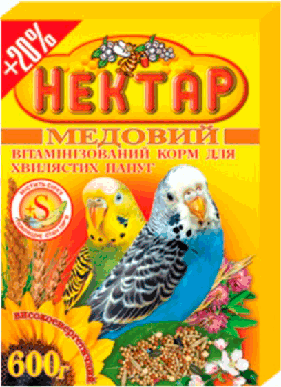 Корм для волнистых попуагев «Нектар - медовый»